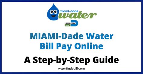 miami dade water bill|miami dade water bill view.